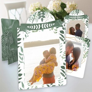 Big Dot of Happiness Boho Botanical - Greenery Party 4x6 Picture Display - Paper Photo Frames - Set of 12 - 1 of 4
