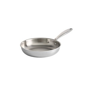 Tramontina Gourmet 8 in. Tri-Ply Clad Induction Ready Stainless Steel Fry Pan: Oven & Dishwasher Safe, Gas & Electric Compatible - 1 of 4