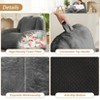 Giant Bean Bag Chair, Faux Fur Bean Bag Couch, Bean Bag Chair for Adults, Lazy Sofa Floor Sofa w Handle, Bean Bag for Gaming&Reading - 2 of 4