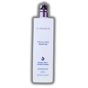 L'ANZA Healing Moisture Kukui Nut Conditioner – Deeply hydrates, repairs, and smooths hair with lightweight, nourishing moisture (33 oz) - 1 of 2