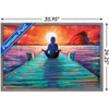 Trends International PD Moreno - Fine Art - Yoga Dock Framed Wall Poster Prints - 3 of 4