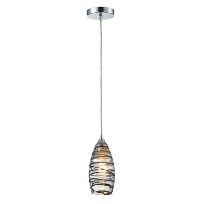 Elk Home Twister 1 - Light Pendant in  Polished Chrome