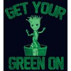 Girl's Marvel Groot St. Patrick's Day Get Your Green On T-Shirt - 2 of 4