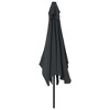 vidaXL Garden Parasol Black Polyester, Steel 118.1x78.7 in Tiltable - 4 of 4