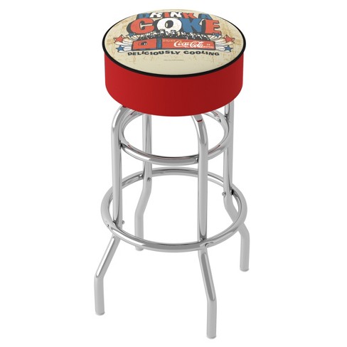 Trademark Gameroom Coca-cola Brazil Drink A Coke Stool : Target