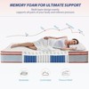 TiramisuBest 12 Inch Hybrid Mattress Pocket Spring CertiPUR-US Certified Foam Medium Firm Memory Foam in a Box, Milk - 4 of 4