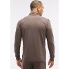 Peloton Men's Dreamblend Snap Placket Pullover, Cocoa - 3 of 4