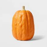 Falloween Large Orange Sheltered Porch Pumpkin Halloween Decorative Sculpture - Hyde & EEK! Boutique™