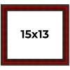 PosterPalooza | Weathered Red Picture Frame - UV Acrylic, Backing Board, Hanging Hardware Included - 2 of 4