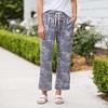 Amaryllis Women's Camouflage Print Drawstring Cropped Pants Relaxed Fit Casual Stylish - 2 of 4