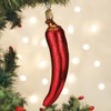 Old World Christmas Glass Blown Ornament for Christmas Tree, Red Chili Pepper - 3 of 3