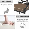 PAGED Aluminum Patio Dining Chairs Outdoor Lawn Chairs with Black Frame and Beige Cushions for Patio - 4 of 4
