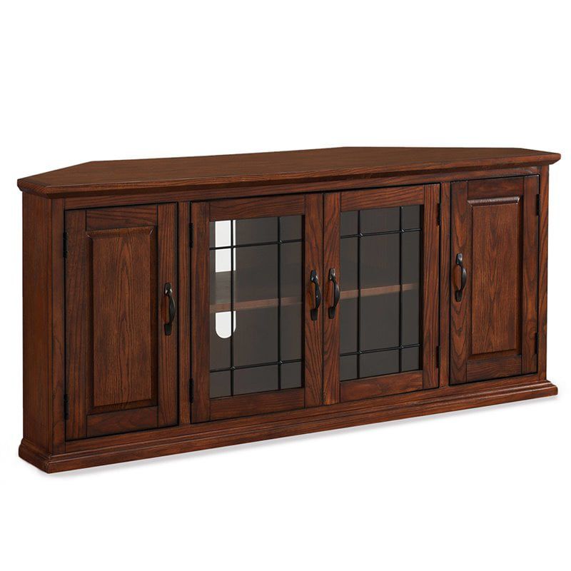 Leick Furniture Riley Holliday 60" TV Stand in Burnished Oak, 1 of 10
