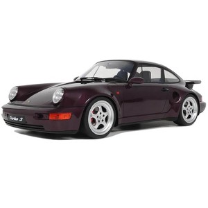 1992 Porsche 911 (964) Turbo S Purple Metallic 1/12 Model Car by GT Spirit - 1 of 4
