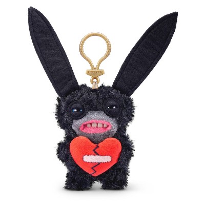 Fuggler 5" Lord Long Ears Key Ring Stuffed Animal - Black