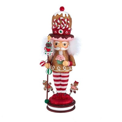 Kurt Adler Schiaccianoci Pan Di Zenzero Hollywood – 19,8 Cm, In Legno E Resina, Decorazione Natalizia Da Collezione