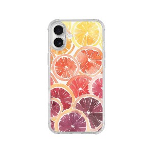 Centon iPhone 16 Plus 'Orange Slices' Printed Case Tough Edge - Clear - 1 of 2
