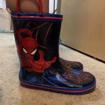 Western Chief Spider-Man Rain Boot Toddler/Little Kid/Big Kid Red 