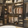 Aheaplus 72'' Set of 2 Corner Closet System with Drawers, Space-saving Closet Organizer with Hanging Rods and Storage Shelves - 3 of 4