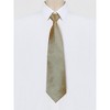 Allegra K Men's Pre Tied Formal Casual Zipper Solid Color Adjustable 8cm-wide Tie - 2 of 4