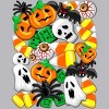 Men's Design By Humans Halloween Spooky Candies Party By BluedarkArt Tank Top - 2 of 4