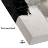 Americanflat Canvas Wall Art with Hand-Painted Accents - Gallery Wrap - Abstract Wall Art - Black, White, Grey, Beige and Cream - 3 of 4