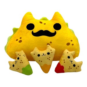 Mister Taco Cat Dog Toy Funny Cute Mexican Food Stuffed Chew Toy For Puppies - Crazy Dog Dog Toy - 1 of 4