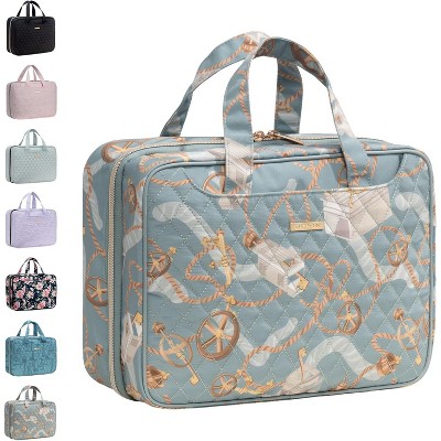 Paaaawaters Hanging Travel Toiletry Bag for Women Traveling With Leakproof Compartment Makeup Cosmetic