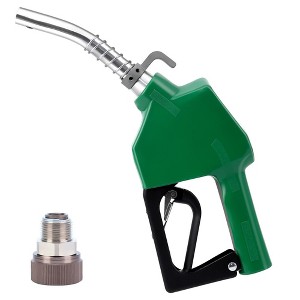 Automatic Fuel Nozzle 3/4" NPT Inlet Thread & 13/16" Spout  11 GPM Max Flow Rate, Auto Shut Off, Aluminum Gas Pump - 1 of 4