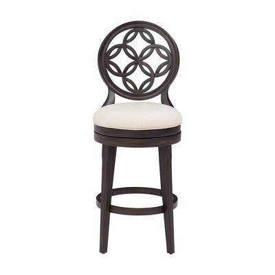 Savona Wood Swivel Height Barstool Aged Black - Hillsdale Furniture