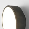 Rennnsan Vastrae 7" W Hardwired Circle Round Modern LED Dimmable Wall Sconce Flush Mount in Black - 4 of 4