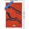 Trends International NFL Denver Broncos - Logo 25 Framed Wall Poster Prints - 3 of 4