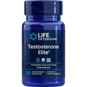 Testosterone Elite by Life Extension  -  30 VegCap - 1 of 2