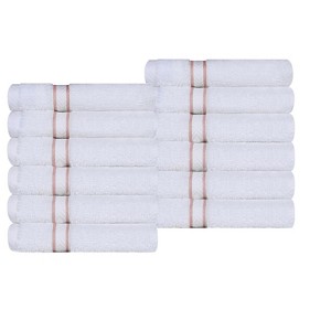 Premium Cotton Solid Plush Heavyweight Hotel Luxury Towel Set by Blue Nile Mills - 1 of 4