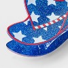 Americana Cowboy Hat Hair Claw Clip - Red/White/Blue - 3 of 3