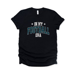 Simply Sage Market Women's  In My Football Era - Green Short Sleeve Graphic Tee - 1 of 4