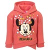 Disney Minnie Mouse Mickey Mouse Girls Pullover Fleece Hoodie and Leggings Outfit Set Little Kid to Big Kid - 3 of 4