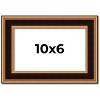 PosterPalooza | Photo Size Weathered Gold Picture Frame - UV Acrylic, Foam Board Backing, Hanging Hardware - 2 of 4