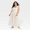 Women's Tulle A-Line Skirt - A New Day™ Cream - 3 of 3
