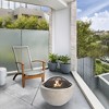 Teamson Home 30" Outdoor Round Wood Burning Fire Pit with Faux Concrete Base, Gray - 2 of 4