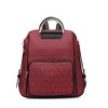 MKF Collection June Vegan Leather Travel Backpack M Logo Printed by Mia K - 2 of 4
