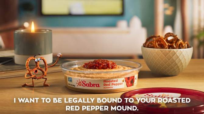 Sabra Roasted Red Pepper Hummus - 17oz, 2 of 7, play video