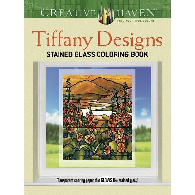 Creative Haven Tiffany Designs Stained Glass Coloring Book - (Creative Haven Coloring Books) by  A G Smith (Paperback)