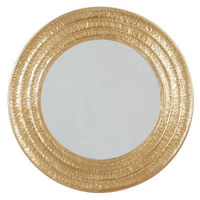 Glam Metal Decorative Wall Mirror Gold - Olivia & May