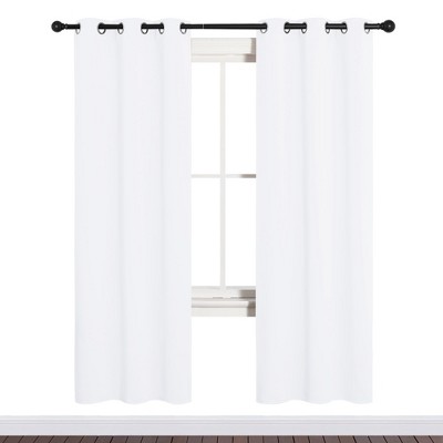 NICETOWN Grommet Top Blackout Curtains, Thermal Insulated Noise Reducing Window Drapes (Set of 2)