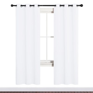 NICETOWN Grommet Top Blackout Curtains, Thermal Insulated Noise Reducing Window Drapes (Set of 2) - 1 of 4