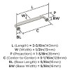 Amerock Cowrie Pull for Cabinets, Drawers, and Furniture - 3 of 4