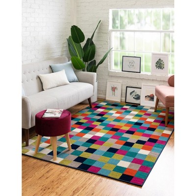 Unique Loom Azalea Collection Area Rug - Holly (' " x ' "  )