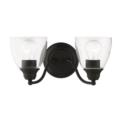 Livex Lighting Montgomery 2 - Light Vanity in  Black