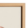 Kate and Laurel Sylvie Desert Sunrise Framed Canvas by Kate Aurelia Holloway, 18x24, Natural - 3 of 4